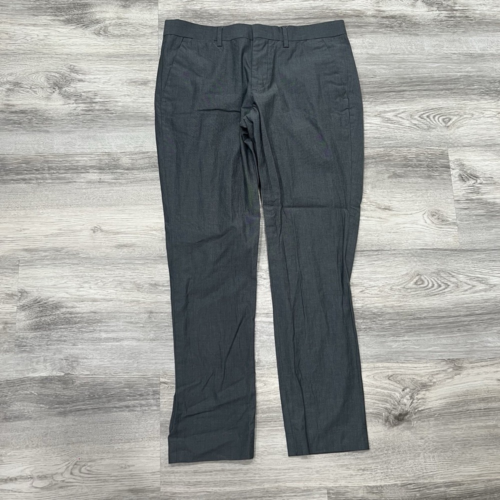 Express Slim Fit Dress Pants Gray Work Office Career Interview Size 29/30